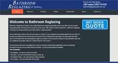 Desktop Screenshot of bathroomreglazing.com.au