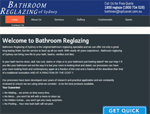 Tablet Screenshot of bathroomreglazing.com.au